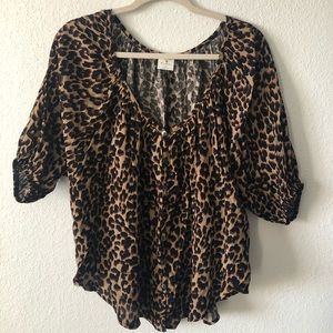 Cheetah Blouse
